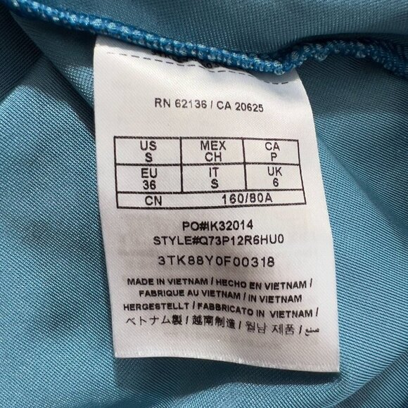 GUESS Niara Velvet  Atomic Blue Bodysuit NWT - Picture 8 of 10